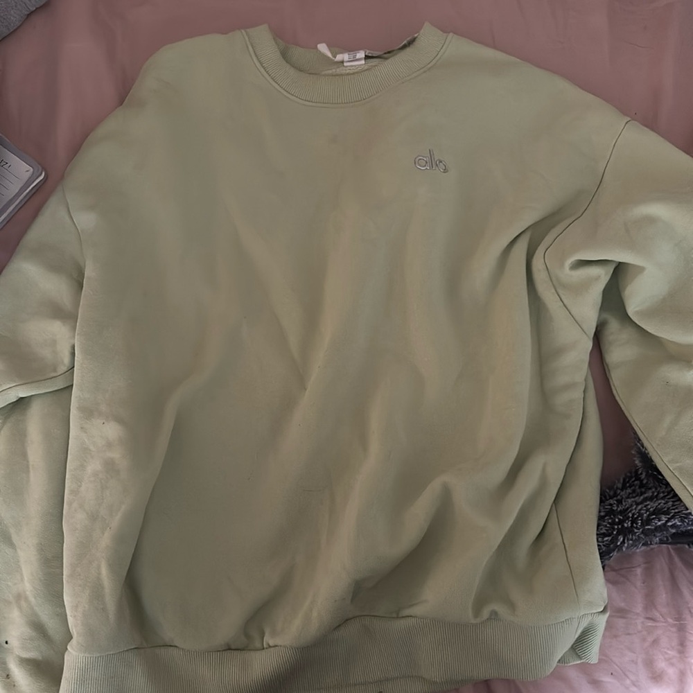 Green Alo Crew neck NO LONGER SOLD